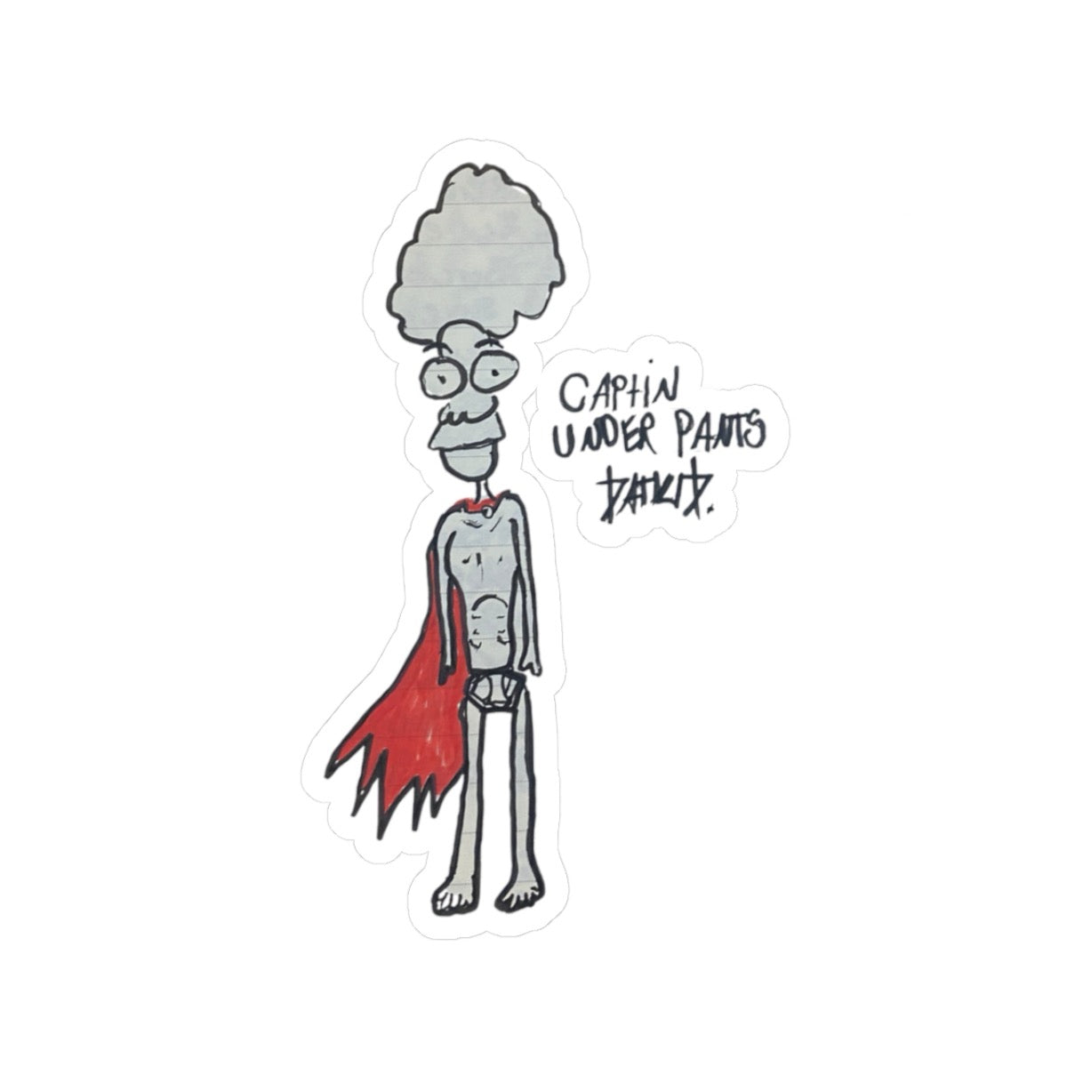 Captin Underpants (Sticker Edition)