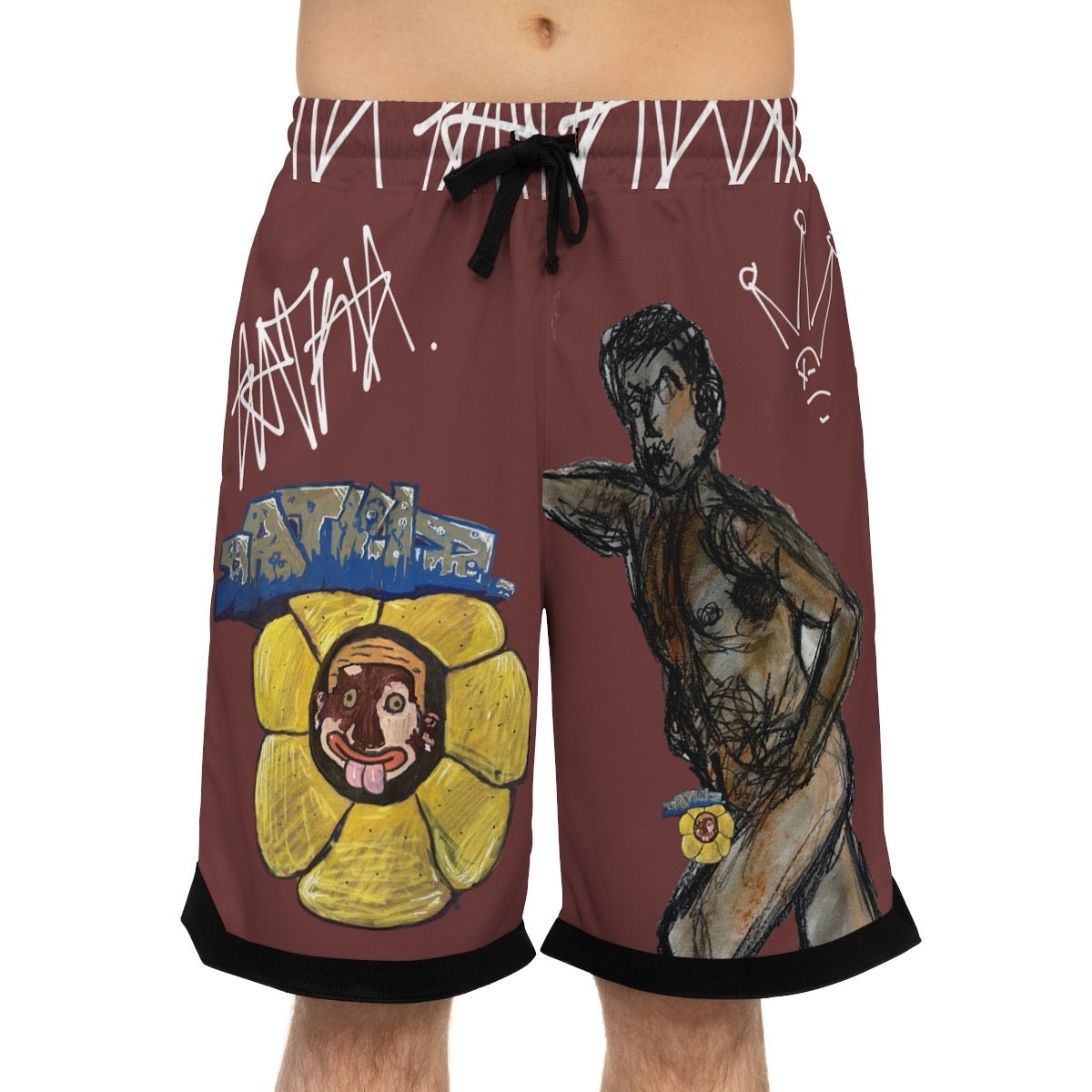 Rotten Bloom- Basketball Shorts