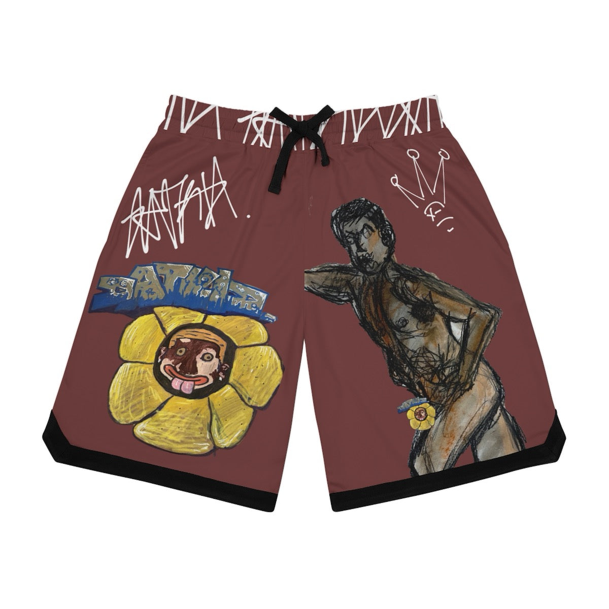 Rotten Bloom- Basketball Shorts