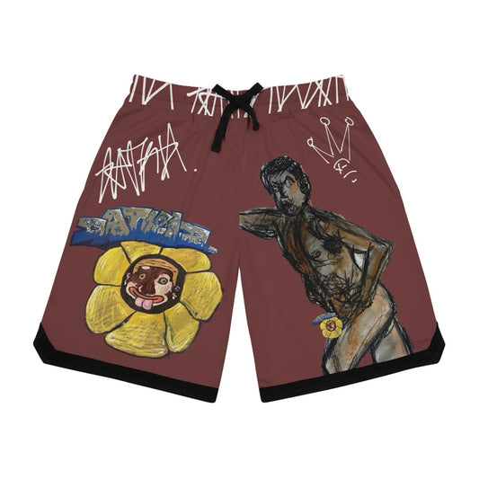 Rotten Bloom- Basketball Shorts